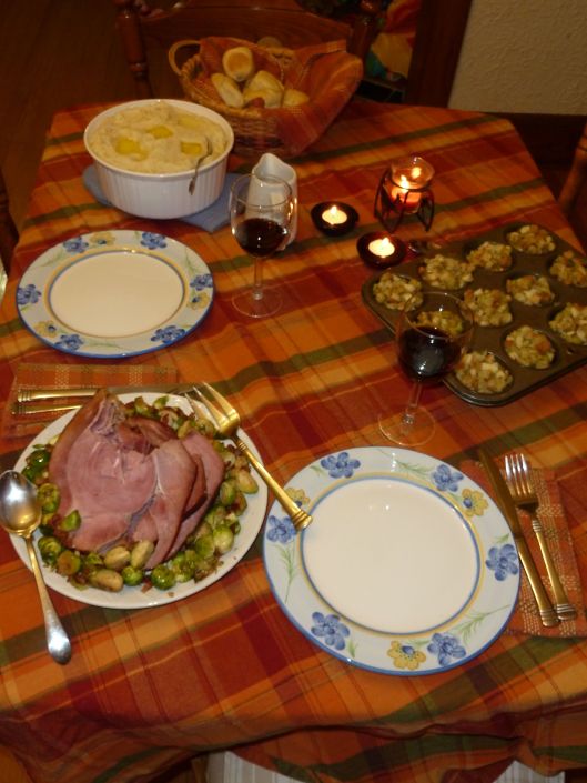 Complete holiday meal